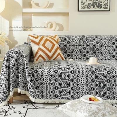 Plaid Blanket for Nordic Ins Wind Summer Universal Beds Sofa Bed Decorative Boho Sofa Cover Throw Blanket Picnic with Tassel