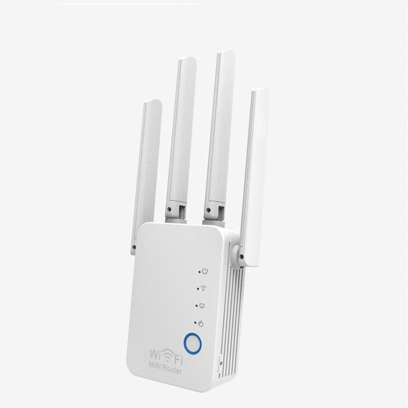 Upgrade 1200M 2.4G/5G Dual-band Wireless Wifi Signal Amplification Router Extender WiFi Repeater Router