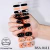 Gel nail sticker waterproof French polka dot gradual change no bake gel nail sticker GEL NAIL