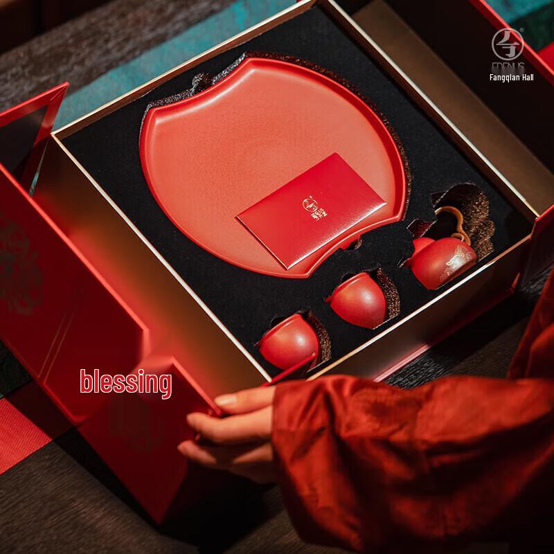 Edenus Ceramic Gongfu Tea Set - Golden Snake Design