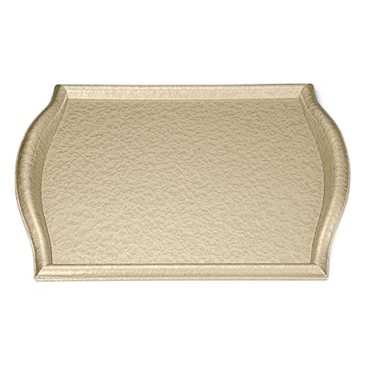 

Made in Wave Champagne Gold Aqua SL x x J-kitchens Placemat, Japan, High-Quality, Easy-to-Use, Heat-Resistant Tray, A) 4-Shaku Rim, (42.7cm 30.7cm