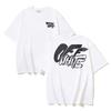 1179 Off-White 2026 Summer New Curved Letter Pattern Round Neck Pullover Short Sleeved Men's and Women's T-shirt