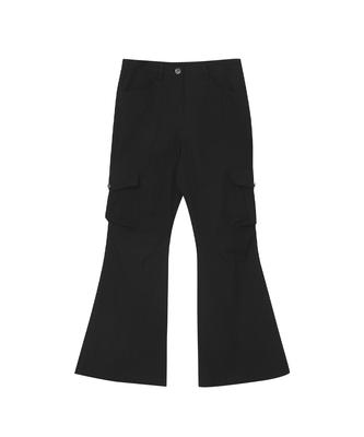 MISEKI SEOUL Pocket Cargo Bootscut Pants Black