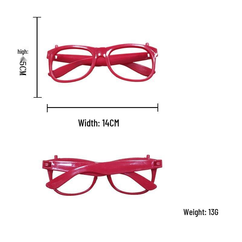 Festive Headband Eyeglass Frames: Christmas, Halloween, Valentine's Day & Party Glasses with Santa Claus Design