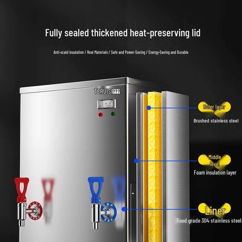 TERUISI Commercial Filtered Dual-Temp Water Boiler & Dispenser