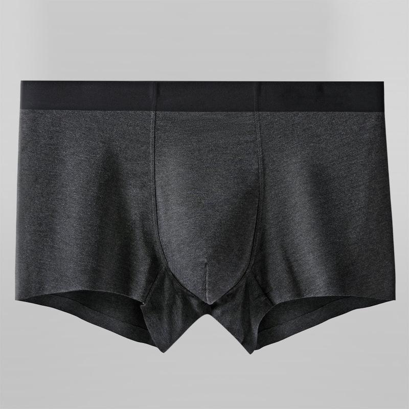 Plus-size Men's Spring and Summer Trend Modal Graphene Non-trace Loose Flat Angle Underwear