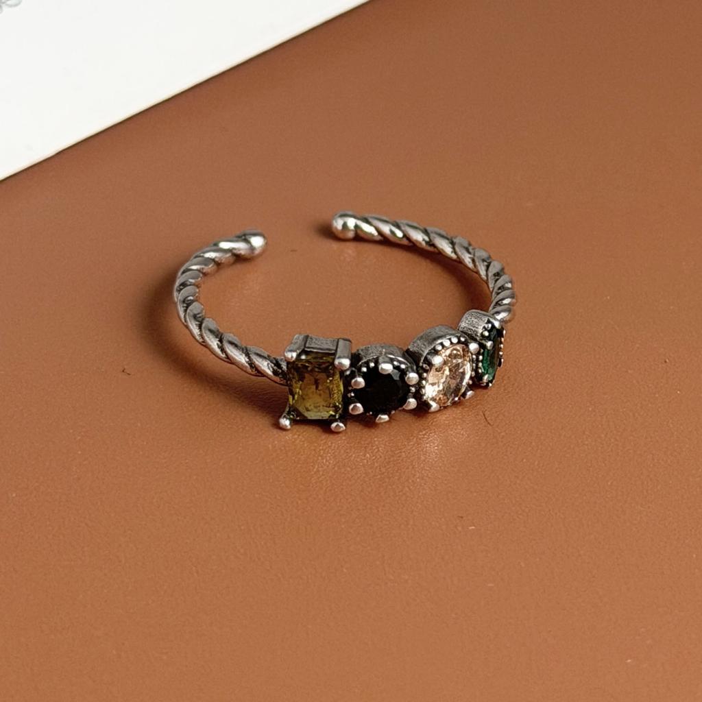 Xiaomi BF CLUB 925 Sterling Silver Ring For Women Jewelry Retro Crown Shape Open Vintage Handmade Ring Allergy For Party Birthday Gift