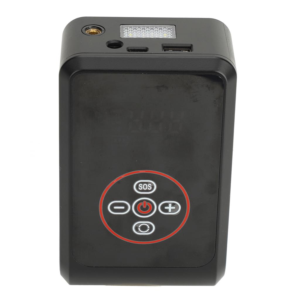Car Tire Inflator Portable Air Compressor 80W Power 50L min 3600mAh 150PSI Cordless Air Pump with Nozzles 7.4V
