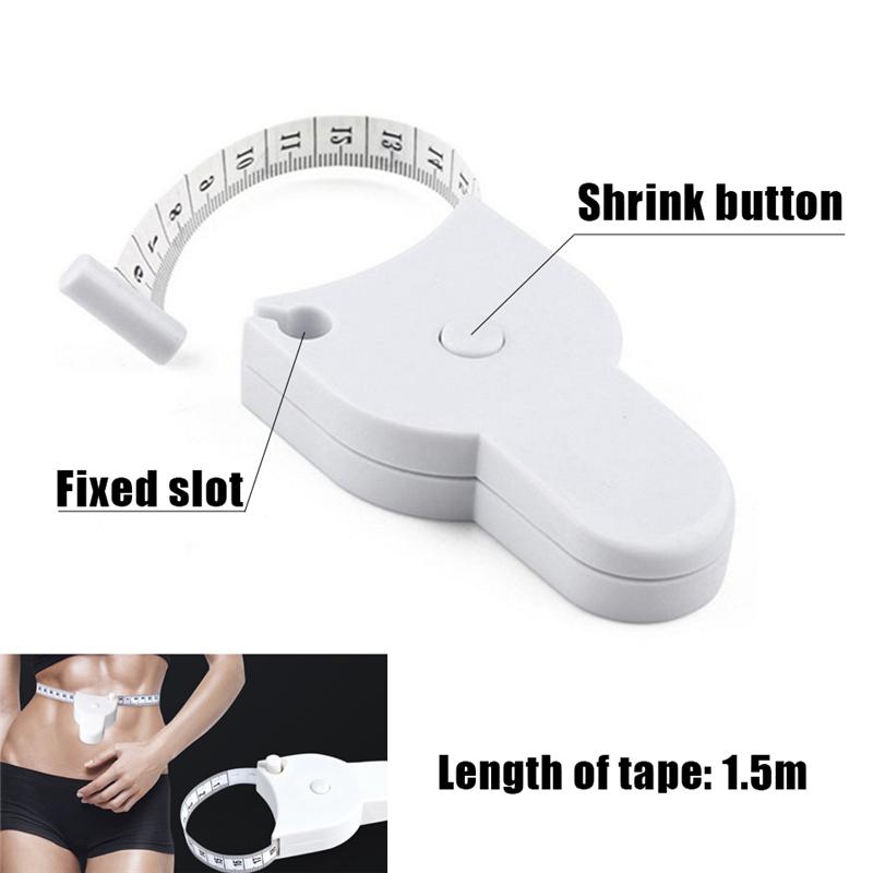 Automatic Telescopic Tape Measuring Tape Measure Body Centimeter Tapes For Waist Chest Legs Measure Metric Tapes Sewing
