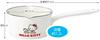 Skater Enamel Milk Sanrio Hello Kitty Tiny Double-Spout Pan, 15cm, 1.2L, & Chum, ENMP1-A
