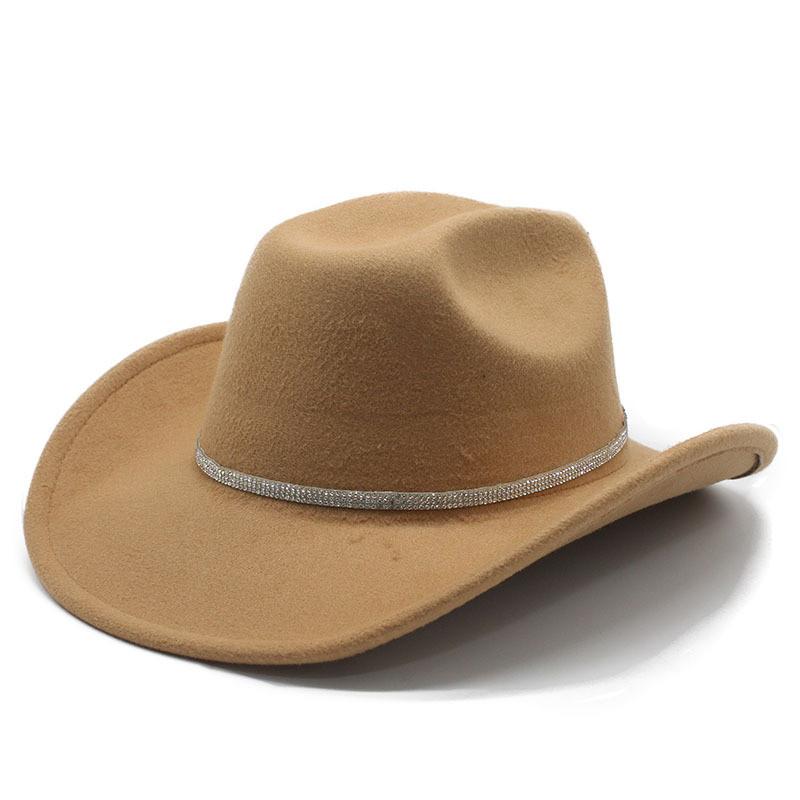 Wool Felt Jazz Hat For Men And Women With Wide Brim Sun Protection For Summer Fashion