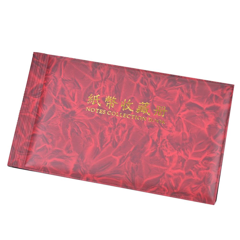 30 Seiten Papiergeld-Währungs-Banknoten-Sammelbuch-Aufbewahrungsalbum, Geldscheinhalter