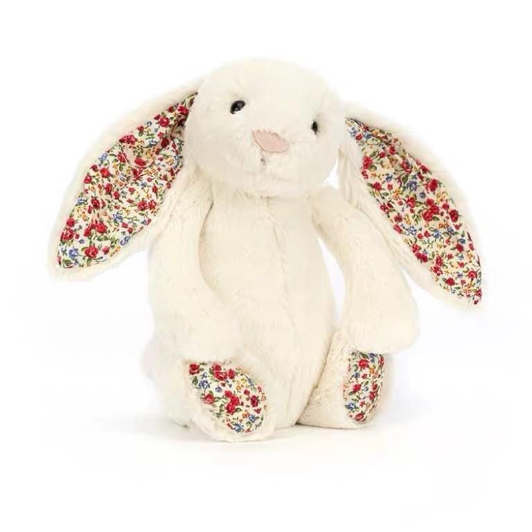Jellycat Floral Bunny Plush Toy - Comfort Doll Gift for Best Friend's Birthday