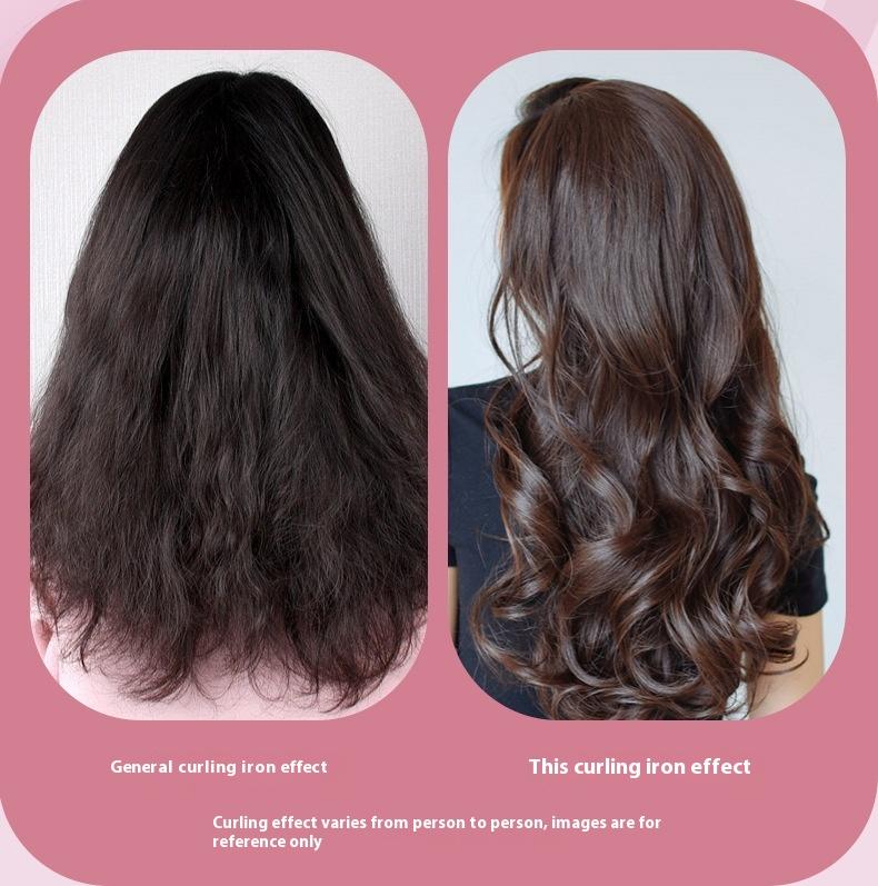 Automatic curling iron rotating household negative ion hair care egg roll large wave curling straight dual-purpose curling iron