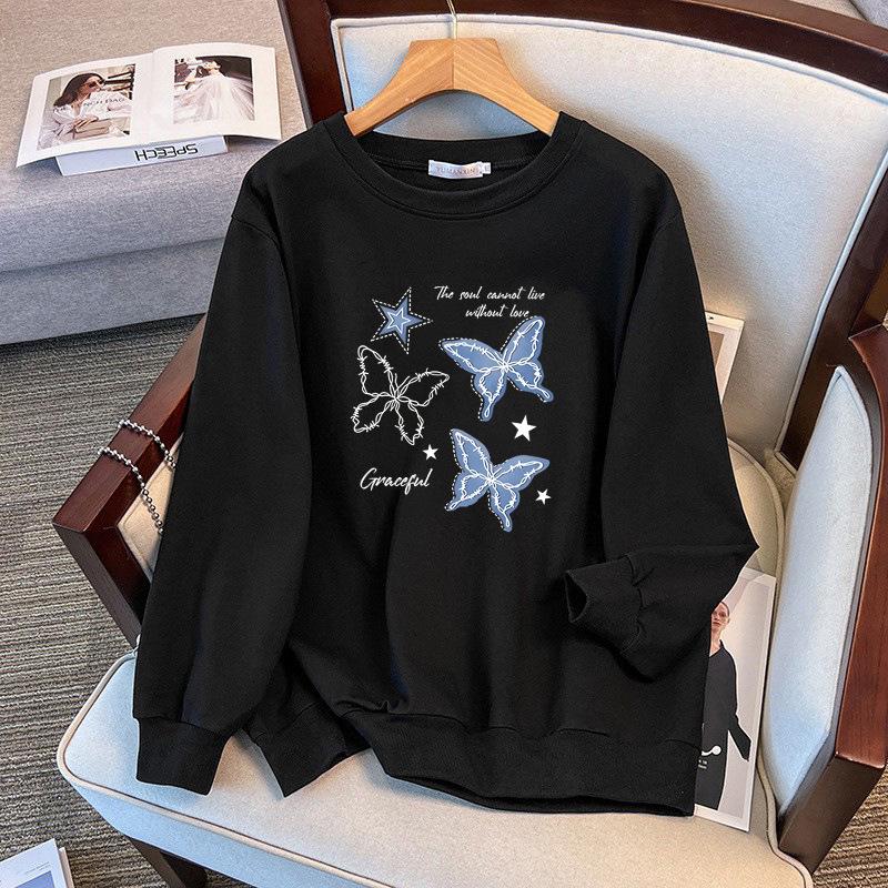 Loose-Fit Autumn Hoodie for Bust Sizes 150/160/170 - 200/350 Jin, 300 Jin, XL