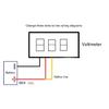 10Pcs Mini Digital 0.28" 3 Wire LED Panel Display Voltage Tester Voltmeter