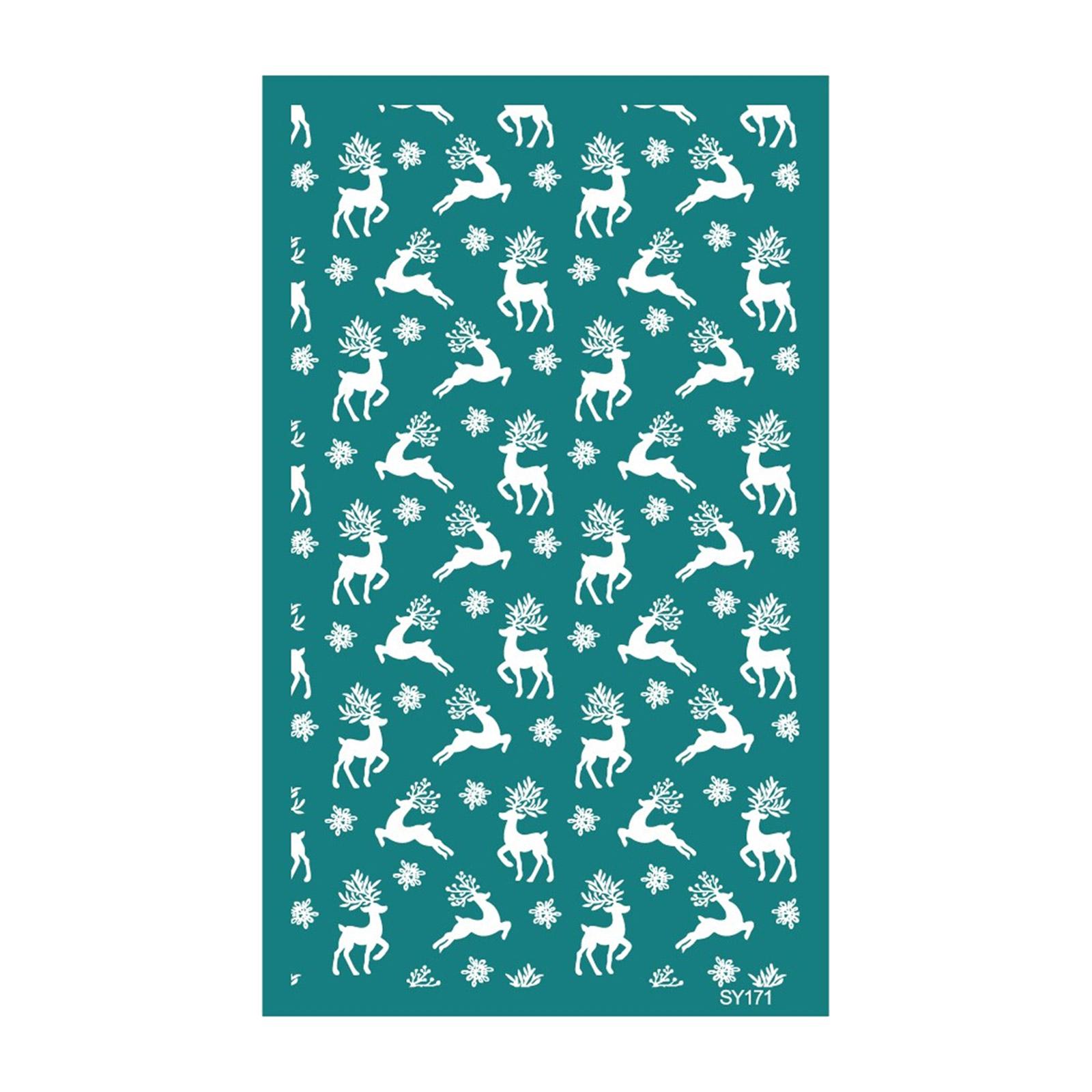 

Трафареты для шелкографии на рождественскую тематику. Трафареты для переноса изображений в виде оленей и деревьев. Многоразовые трафаретные трафареты для сережек. 171