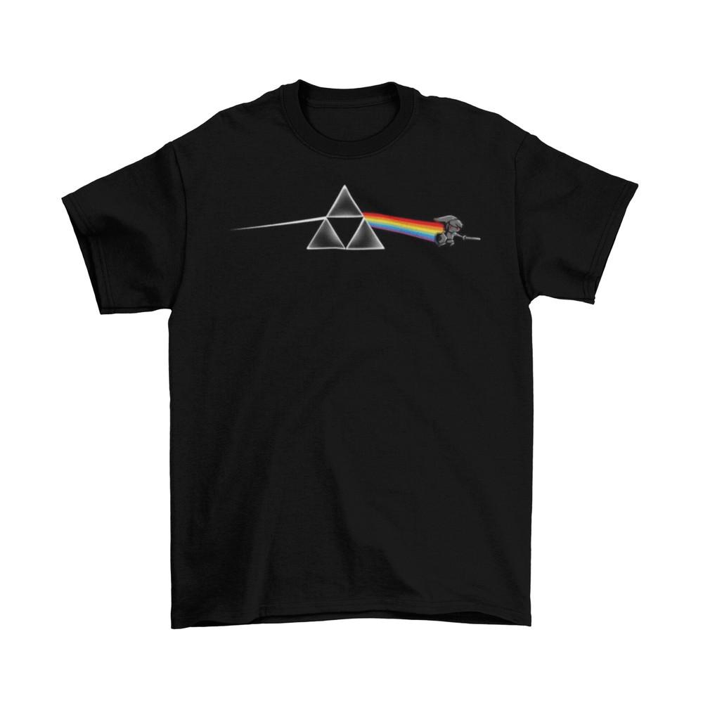 Футболка Legend of Zelda Pink Floyd Унисекс Хлопок Dark Side of Moon Линк Nintendo M