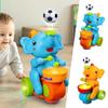 Sensory Activity Musical Walking Elephant LED Light Kid Musical Toy  Birthday Gift