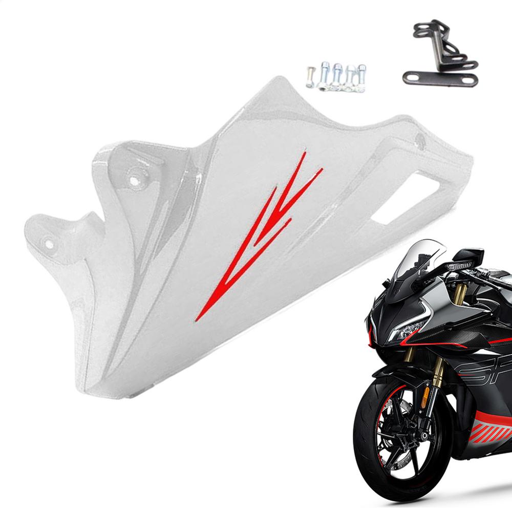 Motorcycle Chin Spoiler Engine Protection Cover Under Cowl Lowered Shrouds For Weather Protection Aesthetic Daily Commuting Long