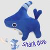 Adorable Stuffed Shark Dog Toy Soft And Cuddly For Children