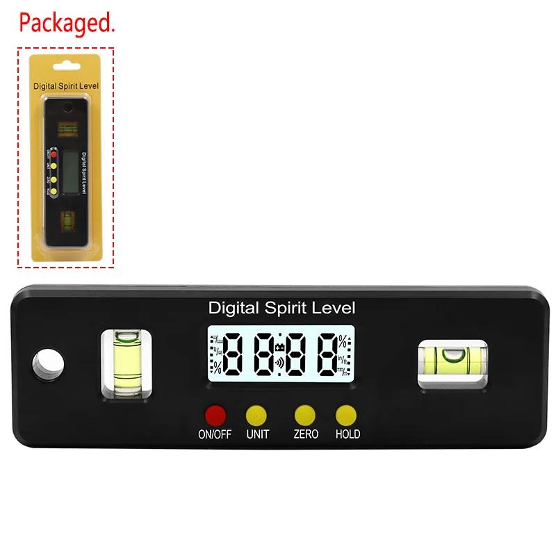 

150mm Digital Protractor Inclinometer Level Box Waterproof Angle Finder Measure Bevel Box Goniometer Magnet Gauge Ruler