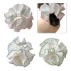 Fashionable Scrunchies for Women Double Layer Large Elastic Hairbands French Hair Scrunchy Bobbles Hair Accessories