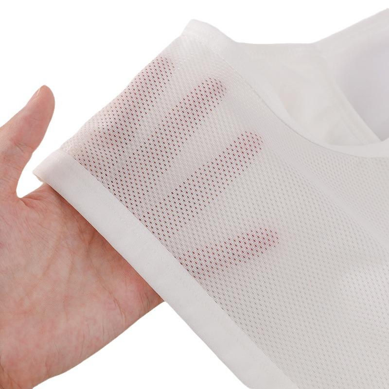 Summer Pure Cotton Mesh Girls' Camisole Tank Top - Student and Child Base Layer