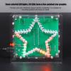 Colorful Five Pointed Star LED Flowing Light 51 Single Chip Microcomputer DIY Light Decoration