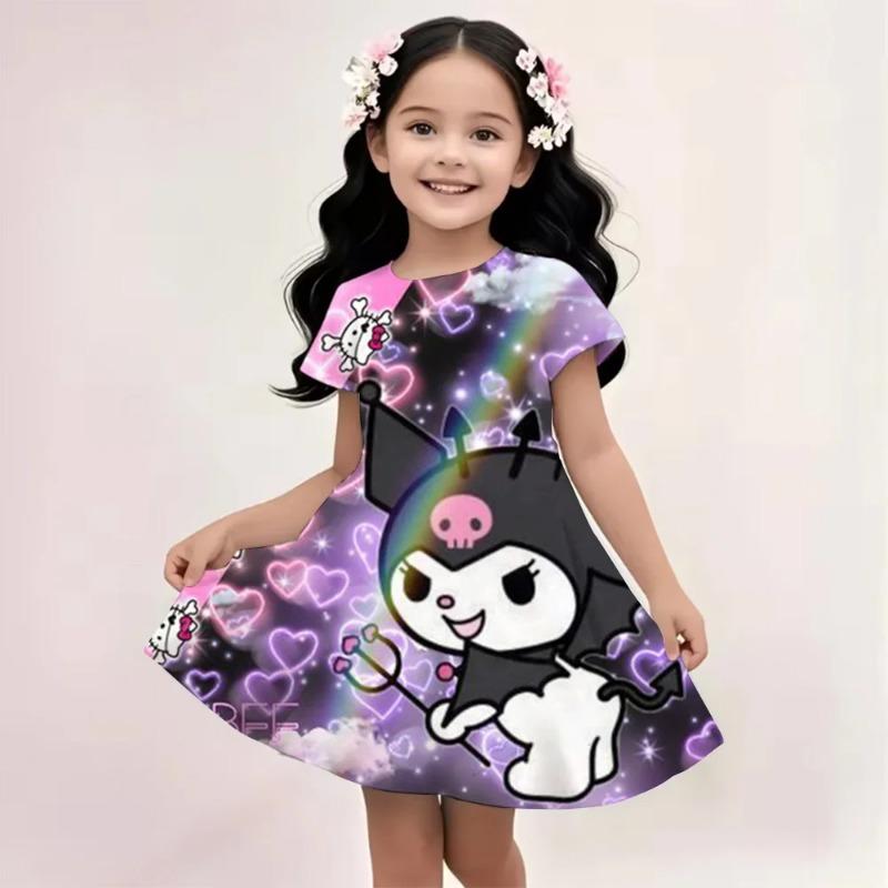 

Sanrio Hello Kitty And Friends 2025 Summer For 3-14 Years Children Girl Breathable Imitation 110