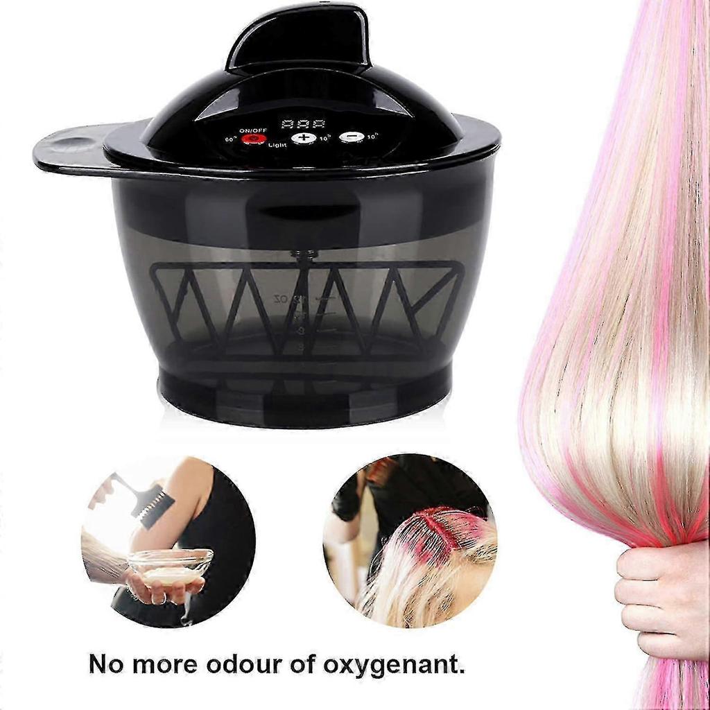 Electric Color Cream Mixer for Hair Styling with Time Display