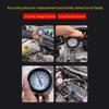 8Pcs Auto Tool Gauges Compression Tester Petrol Engine Pressure Gauges