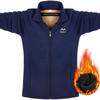 Chaqueta polar de hombre más terciopelo grueso primavera y otoño cálida suelta chaqueta polar de gran tamaño