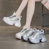 Small thick-soled tall dad shoes women's new spring and summer new sports and leisure shoes light and breathable