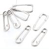 2Pcs Stainless Steel Integrated Paper Clip Shaped Pendant for Jewelry Making Supplies DIY Necklace Bracelet Accessories Findings