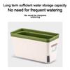 Indoor Flower Planter Box Vegetable Planting Pot Double Layer Self Watering Plant Pot