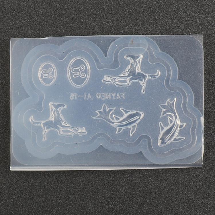 Nail Art Arc Decorative Mold Nail Art Making Tool Silicone Carving Template Mold