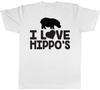 I Love Hippos Unisexs Unisexs TShirt