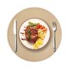 Round Placemats for Dining Table, Woven Heat Insulation Pad, Biodegradable Coasters for Dishes Cups, Farmhouse Kitchen Decor