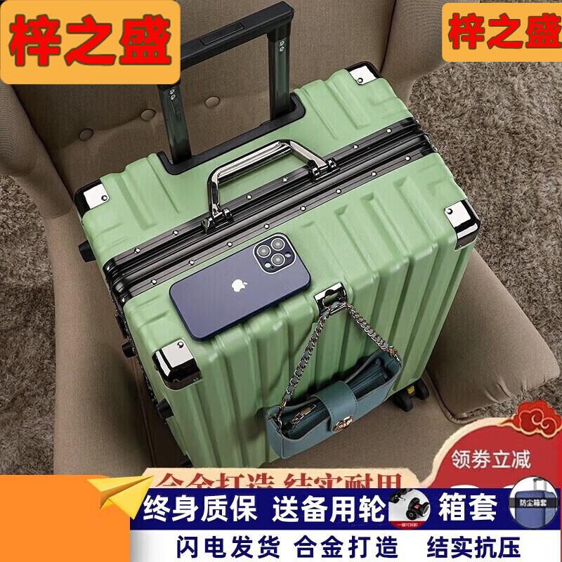 Sit-On Aluminum Frame Suitcase