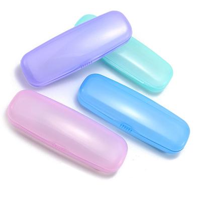 Translucent Plastic Glasses Case Lens Glasses Protector Box For Sunglasses Women Men Reading Sunglasses Holder Containers Box