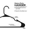 Clothes Hangers 20 Pack - Plastic Hangers Space Saving - Durable Coat Hanger with Shoulder Grooves
