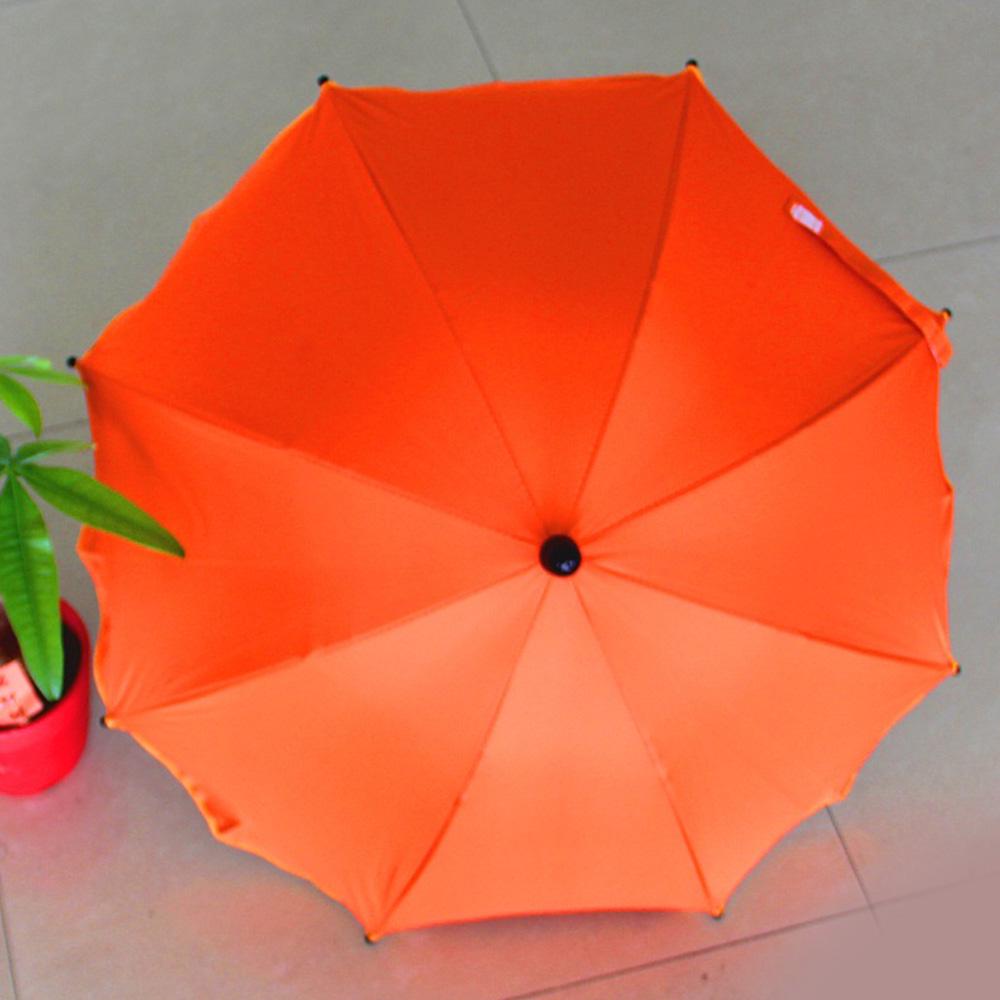 Baby Stroller Umbrella Portable Kids Pram Rain Cover Waterproof Adjustable Folding Accessories