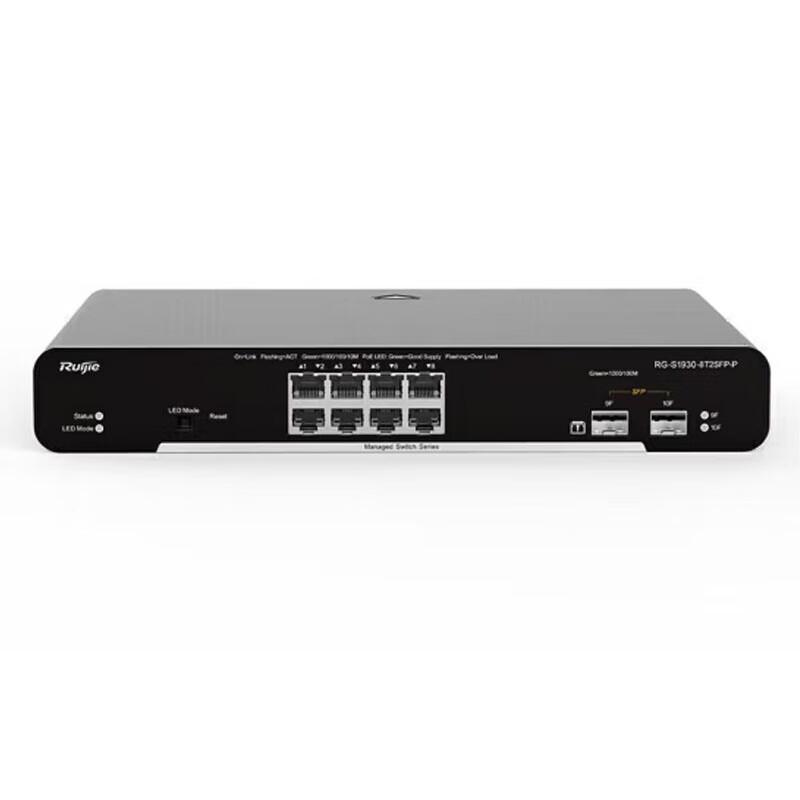 

Ruijie RG-S1930 Series Managed Gigabit PoE Switch