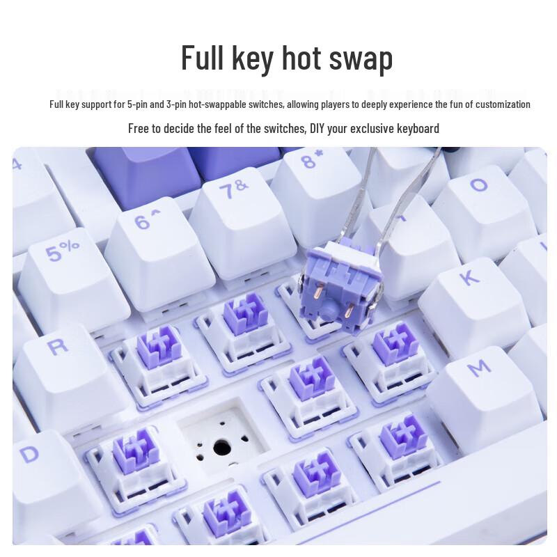 DAREU EK75 Triple-Mode Gasket Mechanical Keyboard