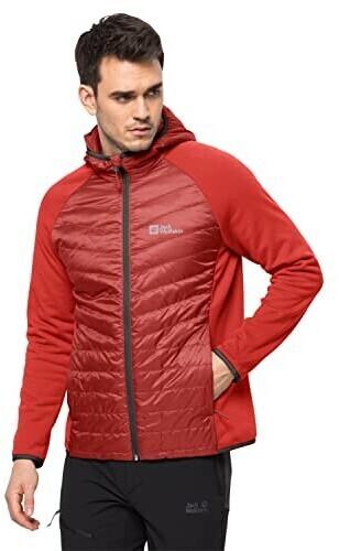 

Куртка Jack Wolfskin Routeburn Pro Hybrid M насыщенного красного цвета S
