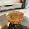Rattan-Style Storage Basket Fruit Plate
