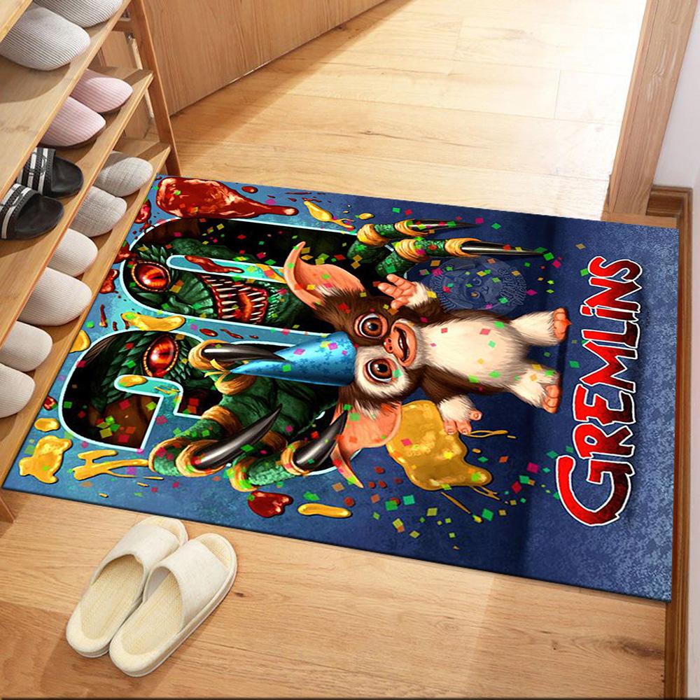 Gremlins 30th Anniversary Poster Square rugs are a great choice for living rooms, bedrooms, home décor, and as gifts.
