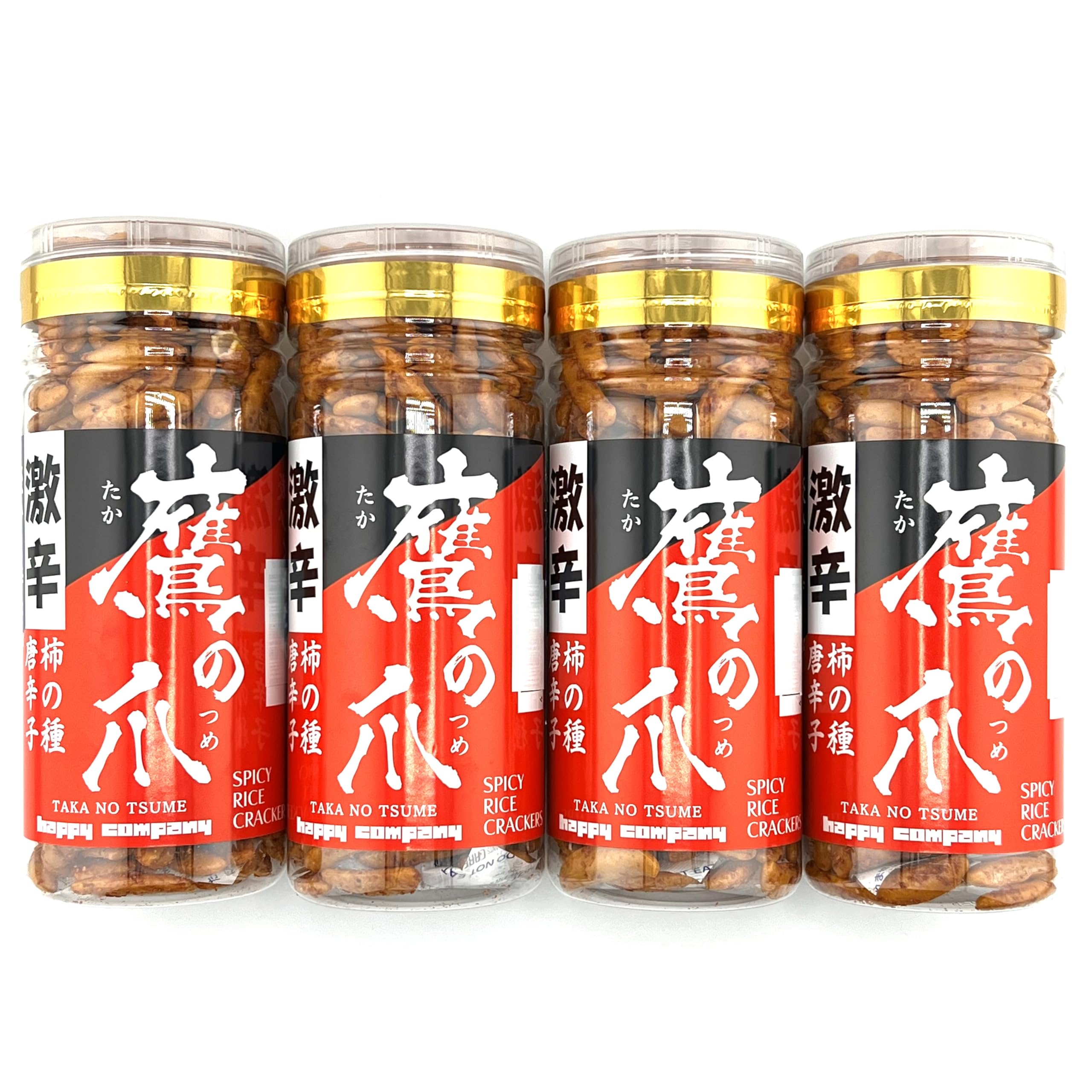 

Happy Company Очень острые закуски Kakinotane Eagle Talon 100 г x 4 шт. Слезы от долгой остроты не остановить Популярная основная закуска Kakinotane