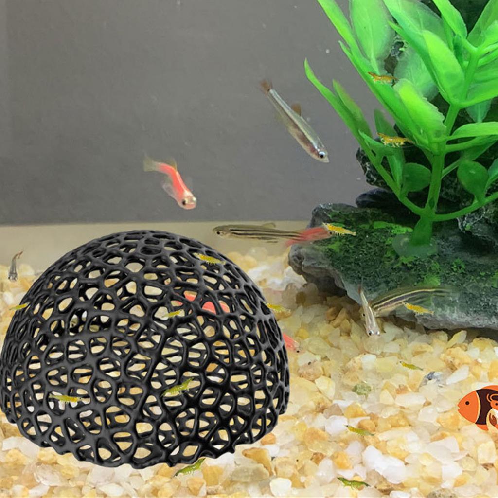 Artificial Resting Cave Shelter Aquarium Decors Landscape for Beautify Aquarium Landscaping Appearance Dome